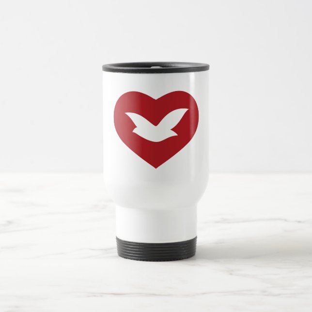 do-it-yourself DOVE DE LA PAIX VOYAGE Mug (Centre)