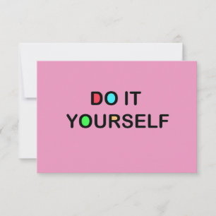 do-it-yourself - Invitations / Carré RSVP 3,5 pouc