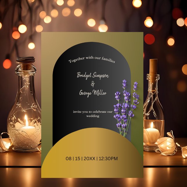 do-it-yourself mariage avec invitation aux fleurs  (Créateur téléchargé)