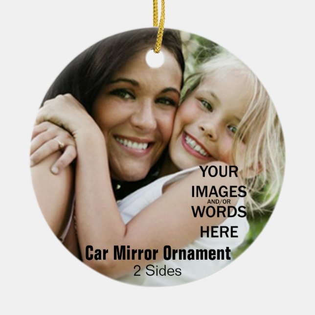 do-it-yourself - Ornement de miroir de voiture (2  (Devant)