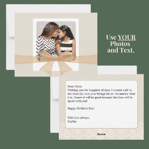 do-it-yourself photo Carte de fête des mères avec