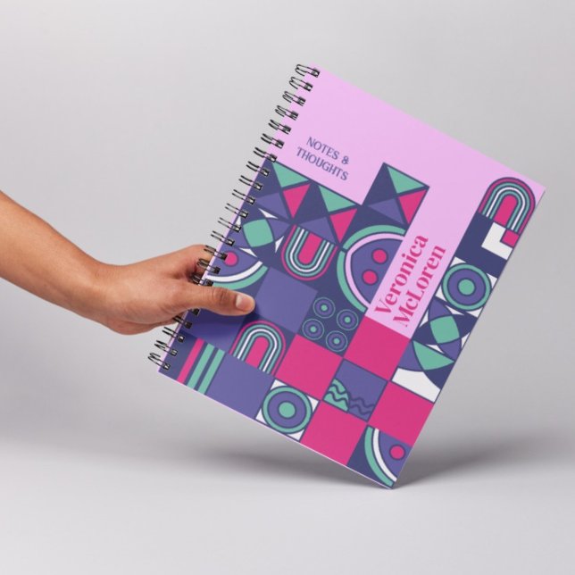 do-it-yourself planificateur géométrique : Créez v (DIY Geometric Pink Planner: Create Your Own Retro Chic Planner)