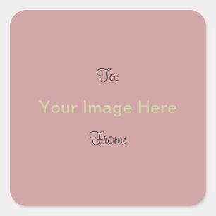 do-it-yourself ~ Stickers Tag Cadeau Carré 1,5 po