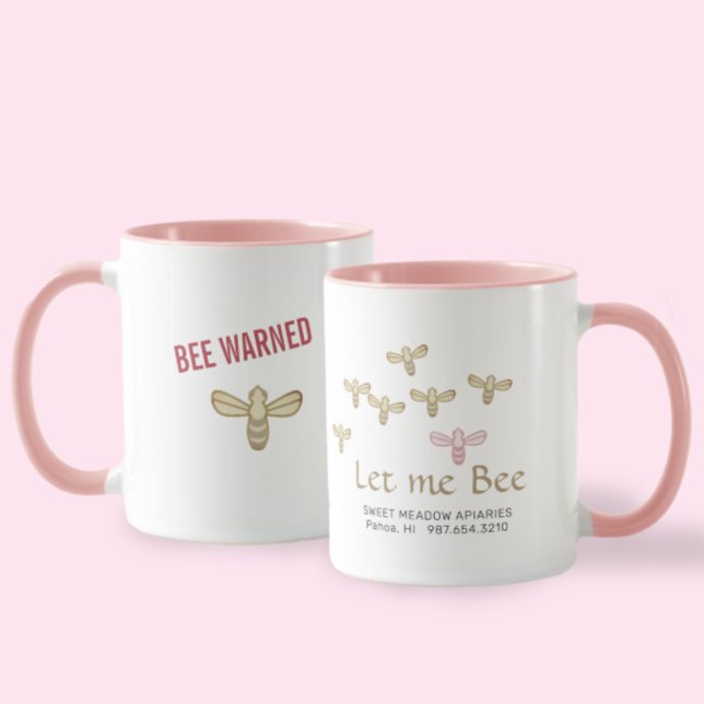 Do Re Mi Just Let Me Bee Beekeeper's Mug with bees (Créateur téléchargé)