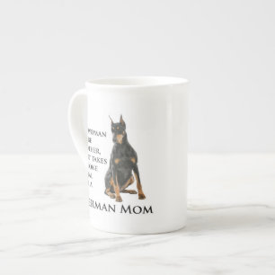 Doberman Maman Bone China Mug