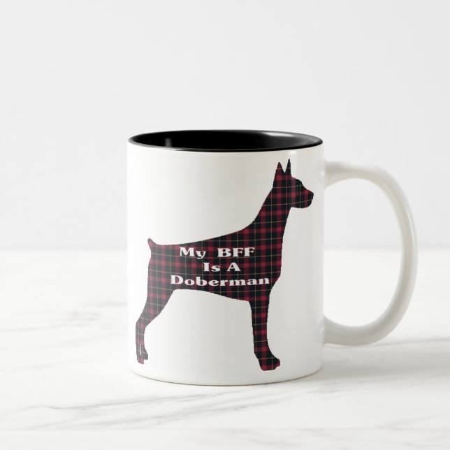 Doberman Pinscher BFF Mug (Droit)