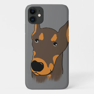 doberman pinscher Cartoon iPhone / coque ipad