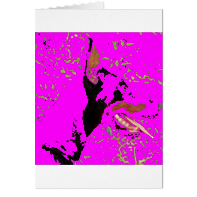 doberman pinscher étrange art (Devant)