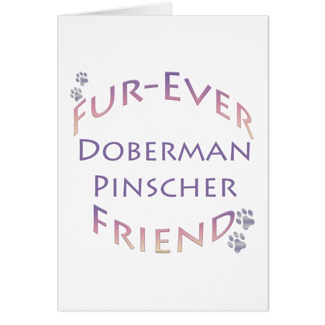 Doberman Pinscher Furever (Devant)
