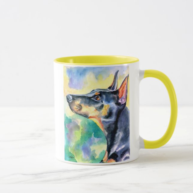 Doberman Pinscher Mug (Droite)