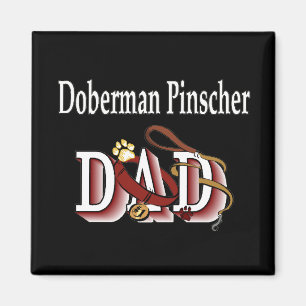 doberman pinscher papa Magnet