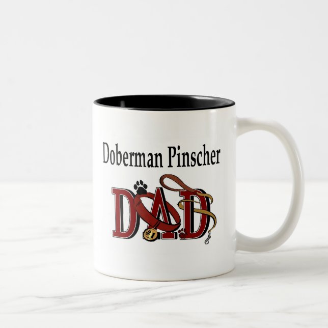 Doberman Pinscher Papa Mug (Droit)
