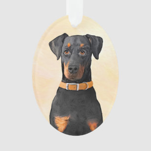 Doberman Pinscher Peinture non découpée Art origin