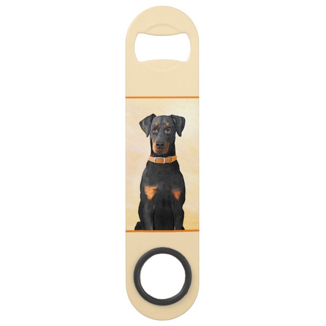 Doberman Pinscher Peinture non découpée Art origin (Devant)