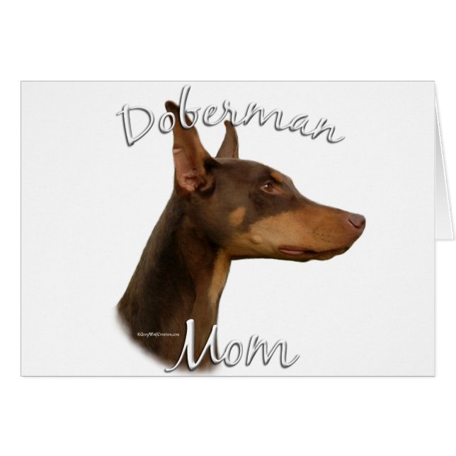 Doberman Pinscher (rouge) Maman 2 (Devant horizontal)