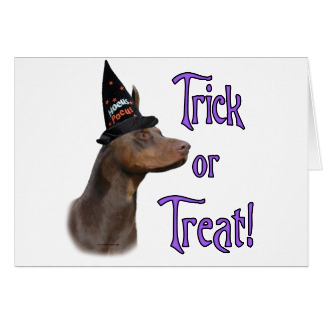 Doberman Pinscher (rouge) Trick (Devant horizontal)