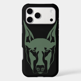 Doberman vert armée