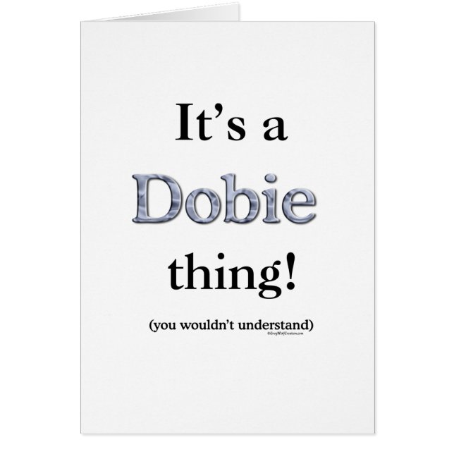 Dobie Thing (Devant)