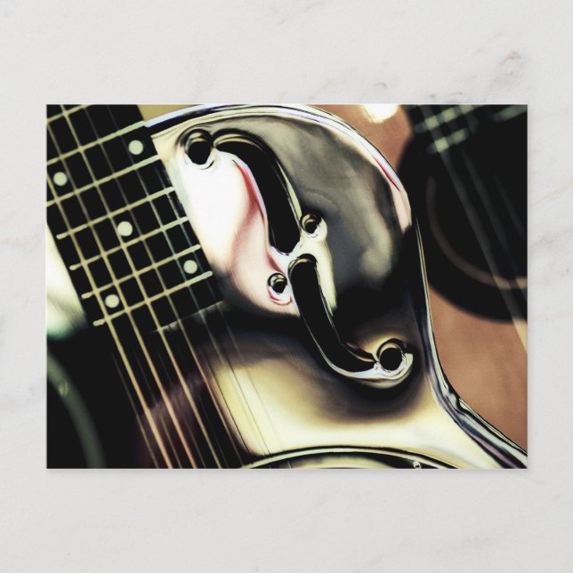 DOBRO, guitare ArT, Cool de carte postale (Devant)