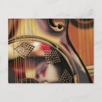 DOBRO, guitare ArT, Cool de carte postale