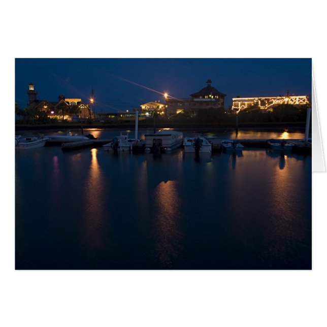 Dock Street, Cedar Key, Floride, la nuit (Devant horizontal)