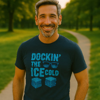 Dockin' the Ice Cold Navy T-shirt bleu