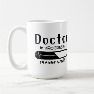 Docteur en cours, Veuillez patienter Coffee Mug