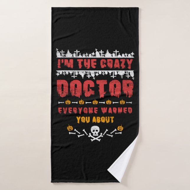 Docteur Halloween (Serviette de bain)