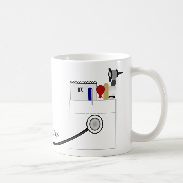 Docteur personnalisé Mug (Droite)