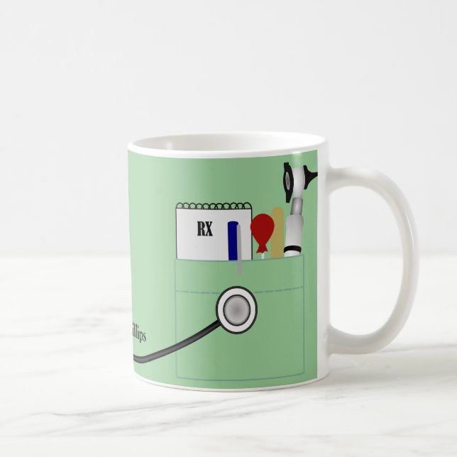 Docteur personnalisé Mug (Droite)
