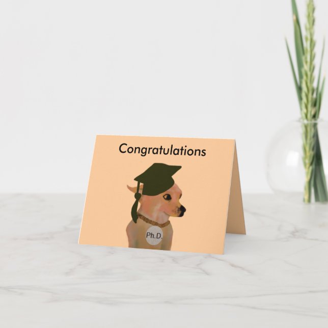 Doctorat Carte de diplôme (Devant)