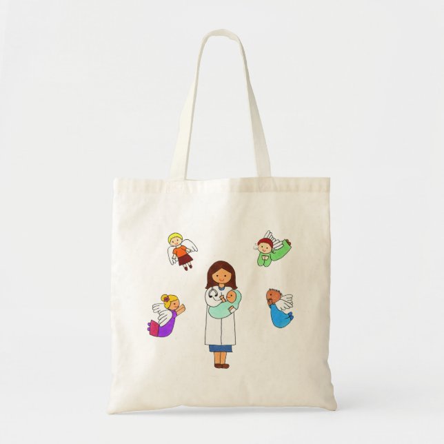 Doctors Surrounded by Angels Tote Bag (Devant)