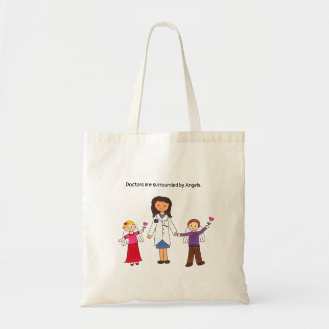 Doctors Surrounded by Angels Tote Bag (Devant)