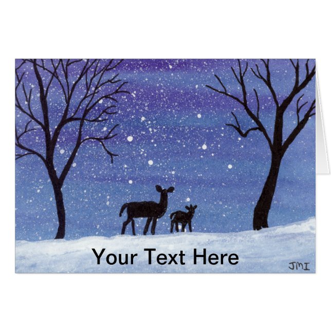 Doe and fawn (Devant horizontal)