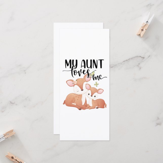 Doe et Fawn Ma tante m'aime (Devant/Arrière en situation)