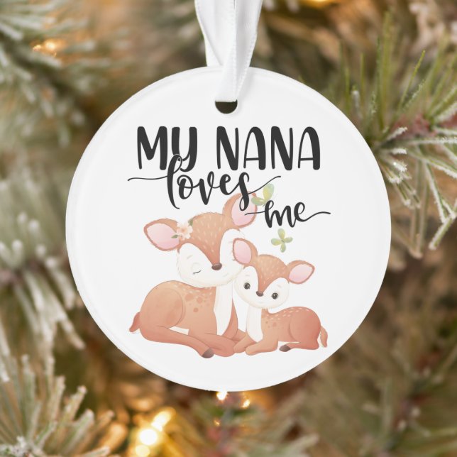Doe et Fawn My Nana m'aime (Arbre)
