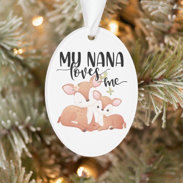 Doe et Fawn My Nana m'aime (Arbre)