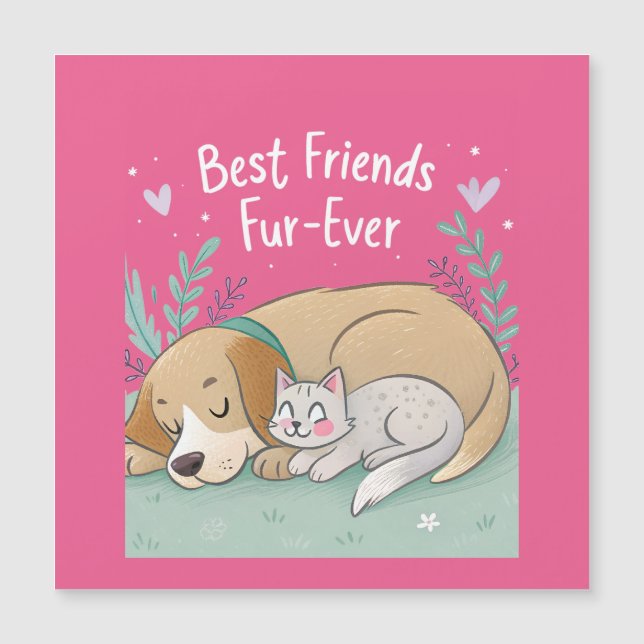 Dog and Cat Best Friends Forever (Devant)