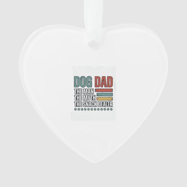 Dog Dad The Snack Dealer Vintage Paw Print Shirt_1 (devant)