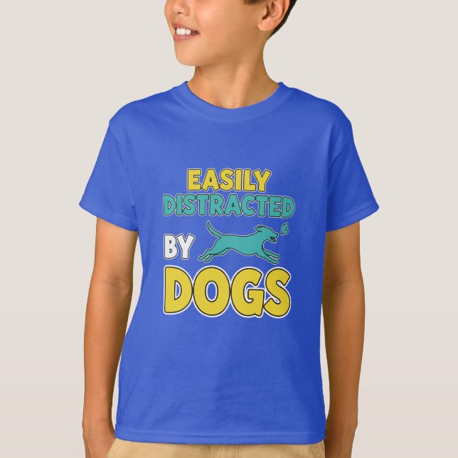 Dog Distractions Daily: My Kind of Focus. T-shirt  (Devant)