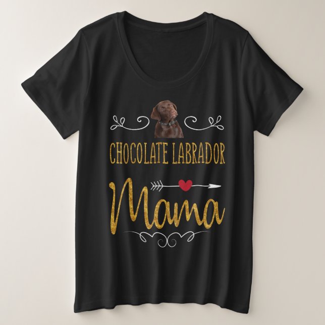 Dog Lover Chocolate Labrador (Design devant)