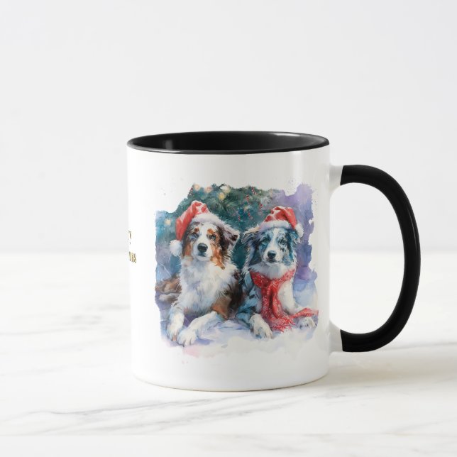 Dog Lovers Christmas Coffee Mug (Droite)