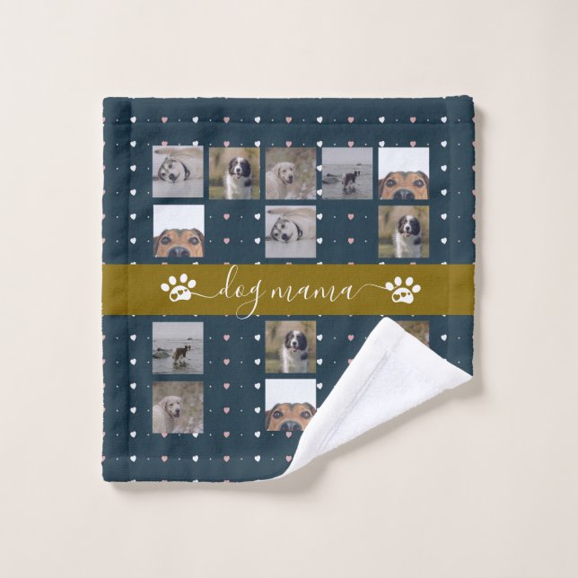 Dog Mama, 5 Photo (Gant de toilette)