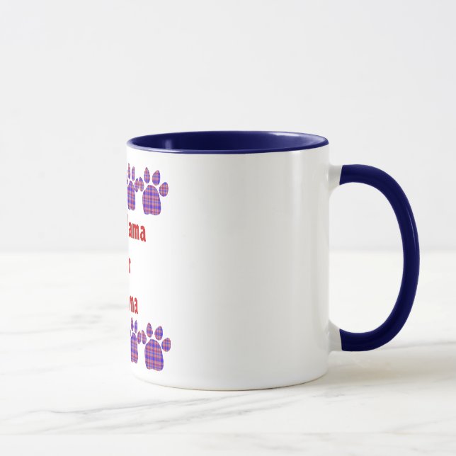 Dog Mama Pour Obama Mug (Droite)