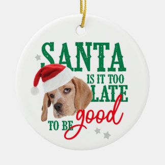 Dog Naughty ou Nice Ornement