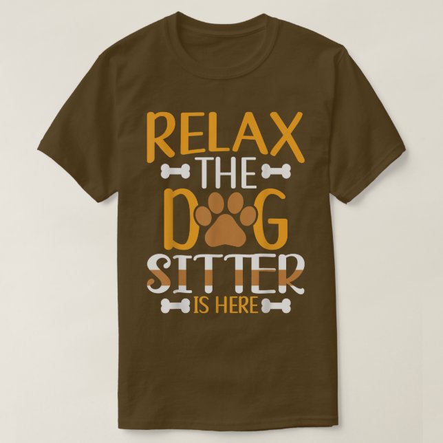 Dog Sitting Walker Sitter Pet Sitters T-Shirt Copy (Design devant)