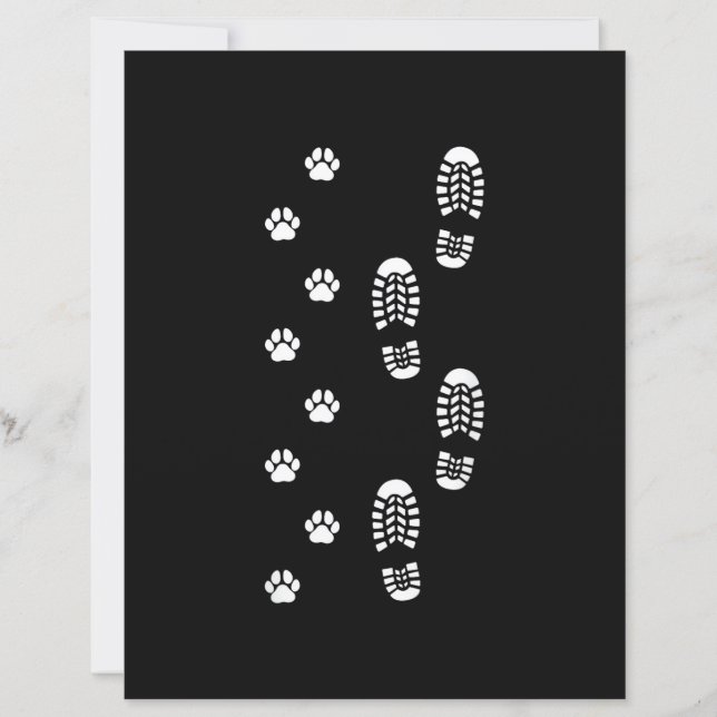 Dog Walk Foot Print Dog Walker Dog Walking (Devant)