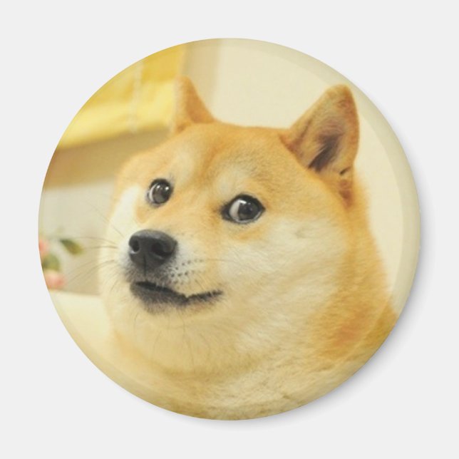 Doge Dog Magnet (Devant)