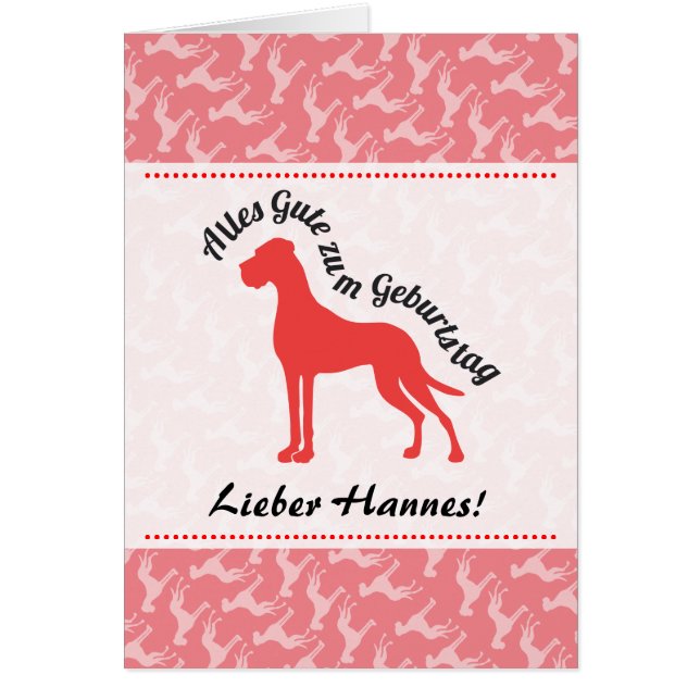 Doggen kKarte beschriftet (Devant)