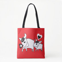 Doggie Love Talk Sac fourre-tout de coeur